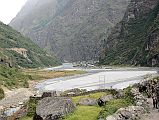 04 The Valley Widens At Tal Village Next To The Marsyangdi River On the Annapurna Circuit 